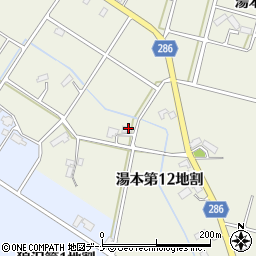 岩手県花巻市湯本第１２地割周辺の地図