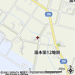 岩手県花巻市湯本（第１２地割）周辺の地図
