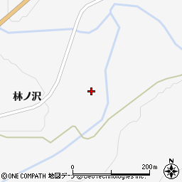 秋田県大仙市南外向大小手周辺の地図