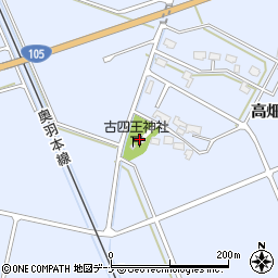 古四王神社周辺の地図