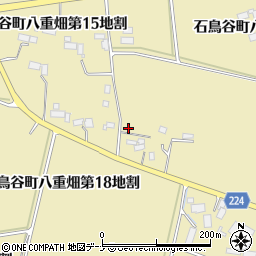 岩手県花巻市石鳥谷町八重畑第１５地割73周辺の地図