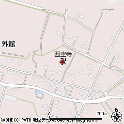 西空寺周辺の地図