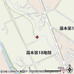 岩手県花巻市湯本第１８地割周辺の地図