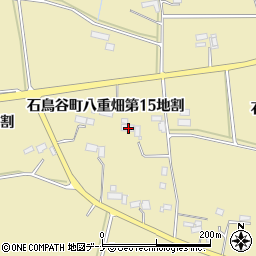 岩手県花巻市石鳥谷町八重畑第１５地割52周辺の地図