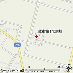 岩手県花巻市湯本（第１１地割）周辺の地図