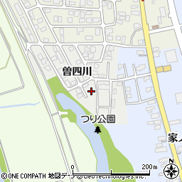 秋田県大仙市小貫高畑曽四川18-8周辺の地図