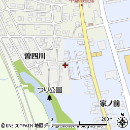 秋田県大仙市小貫高畑曽四川8周辺の地図