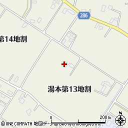 岩手県花巻市湯本（第１３地割）周辺の地図