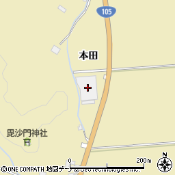 佐川急便株式会社　大曲営業所周辺の地図