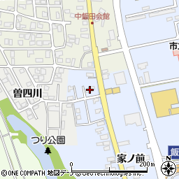 秋田県大仙市飯田家ノ前周辺の地図