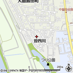 秋田県大仙市小貫高畑曽四川周辺の地図