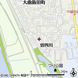 秋田県大仙市小貫高畑曽四川54周辺の地図
