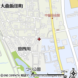 秋田県大仙市小貫高畑曽四川5-14周辺の地図