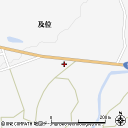秋田県大仙市南外及位284周辺の地図