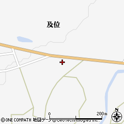 秋田県大仙市南外及位282周辺の地図
