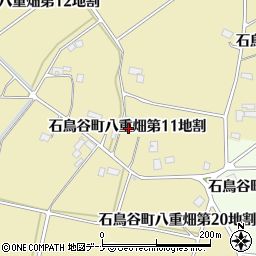 岩手県花巻市石鳥谷町八重畑第１１地割周辺の地図