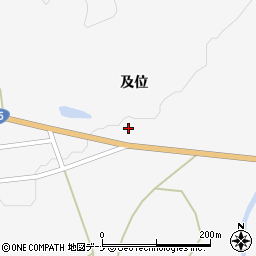 秋田県大仙市南外及位305周辺の地図