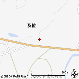 秋田県大仙市南外及位186周辺の地図