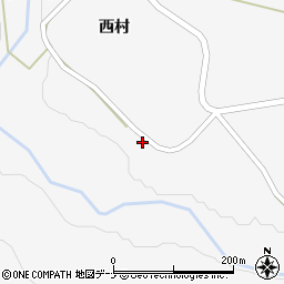 秋田県大仙市内小友西村67-2周辺の地図