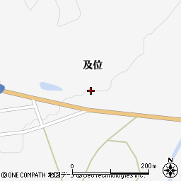 秋田県大仙市南外及位178周辺の地図