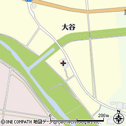 秋田県由利本荘市大谷大谷194周辺の地図
