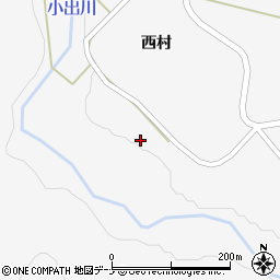 秋田県大仙市内小友西村80周辺の地図
