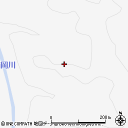 秋田県大仙市南外下袋向周辺の地図