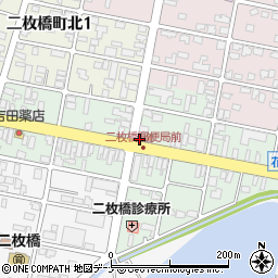 岩手県花巻市二枚橋町大通り周辺の地図