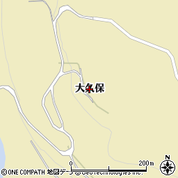 岩手県花巻市下シ沢（大久保）周辺の地図