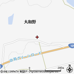 秋田県大仙市南外大和野168周辺の地図