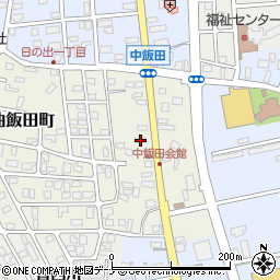 秋田県大仙市大曲飯田町19-13周辺の地図