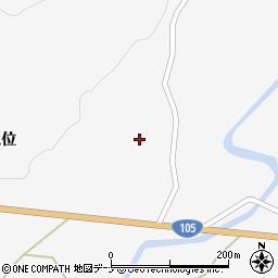 秋田県大仙市南外及位118周辺の地図