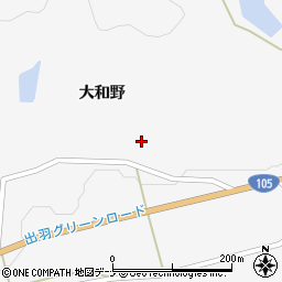 秋田県大仙市南外（大和野）周辺の地図