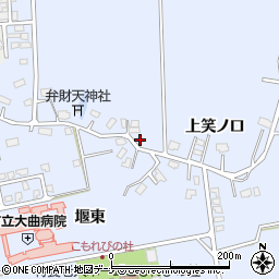 秋田県大仙市飯田笑ノ口後62-9周辺の地図