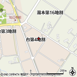 岩手県花巻市台第４地割周辺の地図