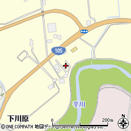秋田県由利本荘市大谷鍋倉6-9周辺の地図