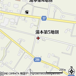 岩手県花巻市湯本第５地割周辺の地図
