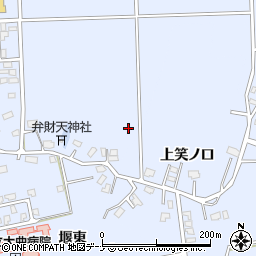 秋田県大仙市飯田笑ノ口後173周辺の地図