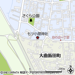 七ツ小屋神社周辺の地図