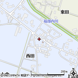 秋田県大仙市大曲上高畑152周辺の地図