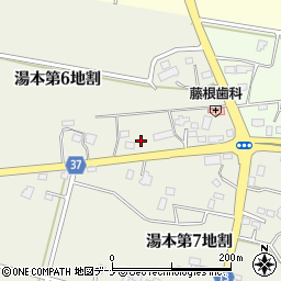 岩手県花巻市湯本第６地割周辺の地図