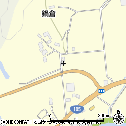 秋田県由利本荘市大谷鍋倉13周辺の地図