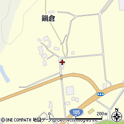 秋田県由利本荘市大谷鍋倉13-1周辺の地図