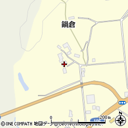 秋田県由利本荘市大谷鍋倉3周辺の地図
