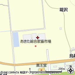 秋田県由利本荘市大谷大谷17周辺の地図