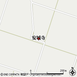 秋田県仙北郡美郷町安城寺周辺の地図
