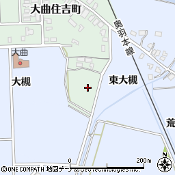 秋田県大仙市大曲住吉町9周辺の地図