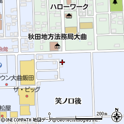 秋田県大仙市飯田笑ノ口後146-36周辺の地図