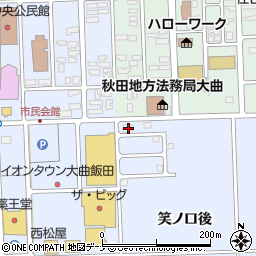 秋田県大仙市飯田笑ノ口後146-28周辺の地図