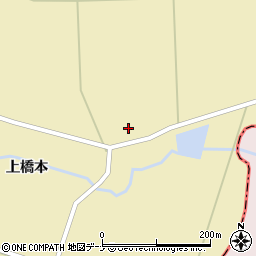 秋田県大仙市橋本鶴田282-1周辺の地図